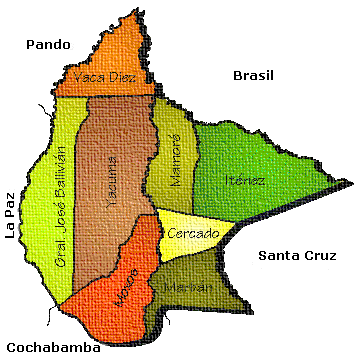 ::..  Mapa del Beni  ..::