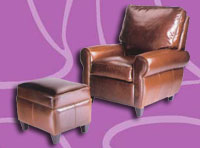 Chair & Ottoman Set :  Cannes