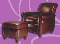 Chair & Ottoman Set : McGuire