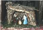 Presepio in chiesa, sotto l'altare maggiore