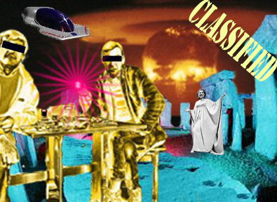 The Central Scrutinizer breakfasts at Stonehenge