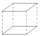 a cube - one pair of parallelograms