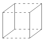 a cube - another pair of parallelograms