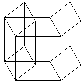 a 4-D hypercube