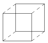 a cube as a pair of squares