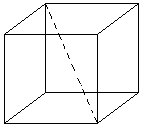 a cube's diagonal