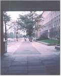 Columbiadamm, looking down the street to the front gate.