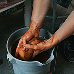 Washing hands