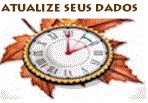 �cone: Rel�gio antigo sobre folha de outono. Cria��o digital. FORMUL�RIO PARA  VOC� ATUALIZA OS DADOS DO SEU RAMO