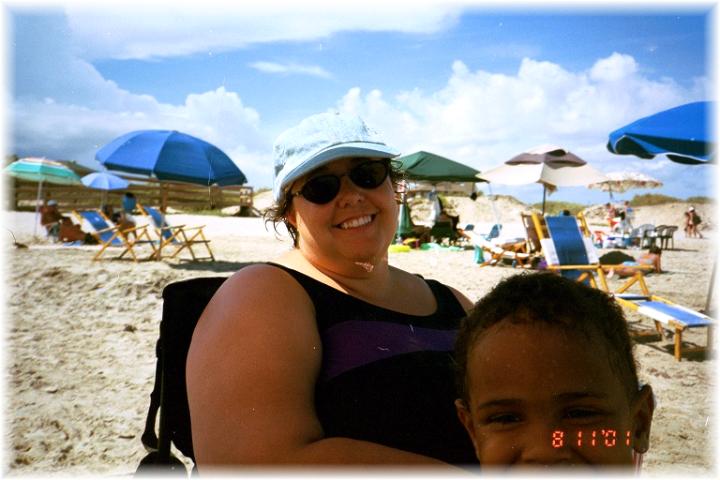 Ellen and Josh on the beach