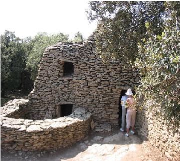Neolithic huts near Gordes