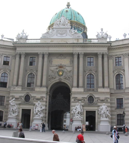 The front of the Palace Apartments