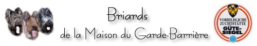 Briards de la Maison du Garde-Barri&egrave;re