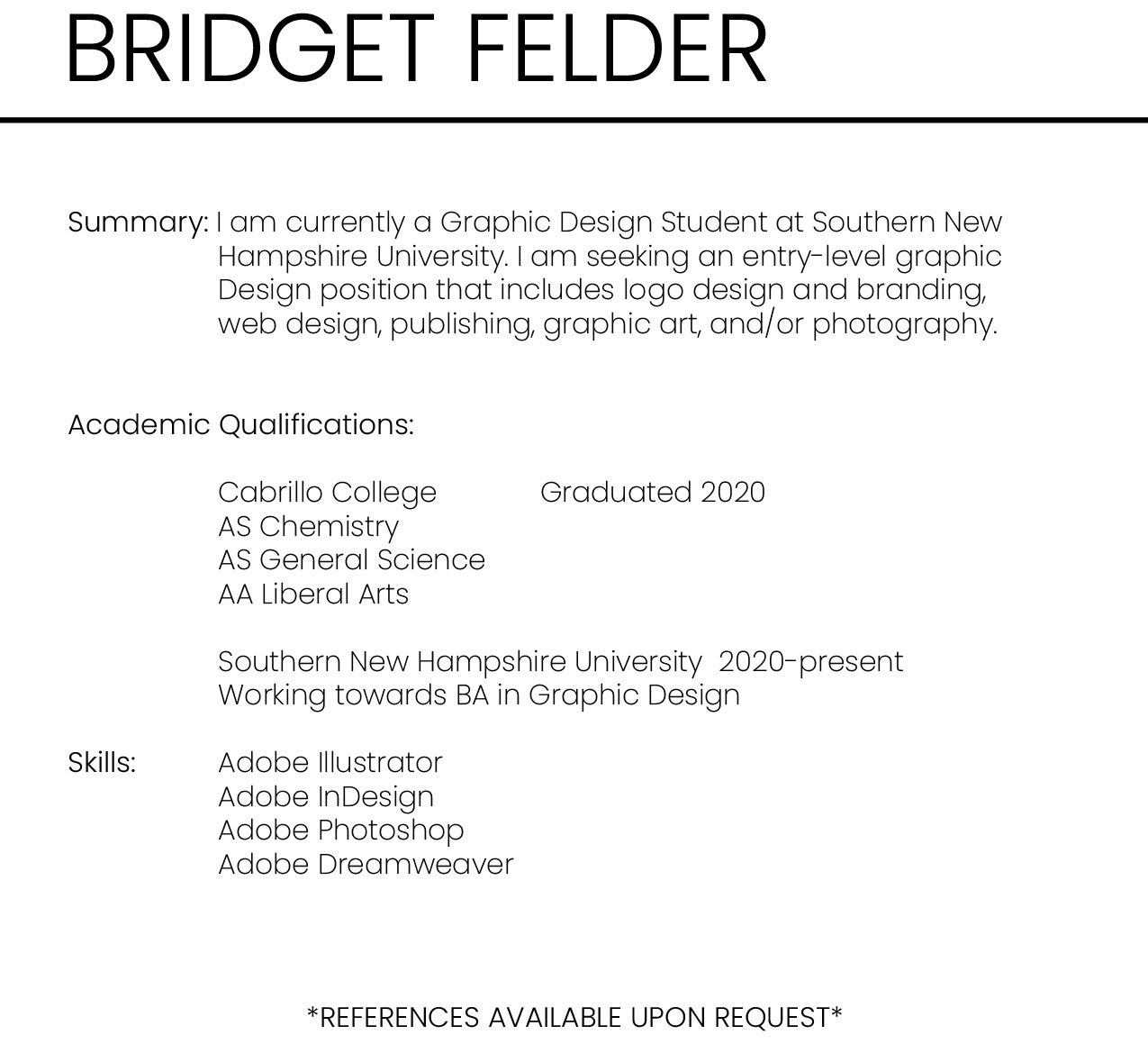 resume