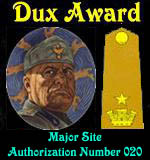 Questo sito ha ricevuto il 'Dux Award'