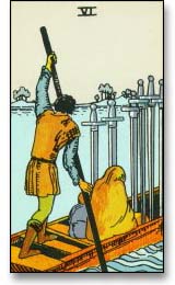 Row, row, row your boat: The 6 of Swords