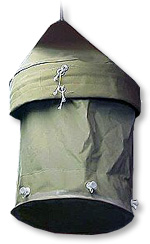 A ''Lister bag'' (aka ''Lyster bag'') � a rubberized canvas container used to store, purify (by the addition of chlorine), cool, and dispense potable water for troops deployed in the field and on the battlefront.