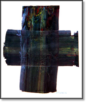 ''The Cross'' � Click to open a separate window featuring this painting, made larger and with boosted brightness and contrast to help highlight image detail.