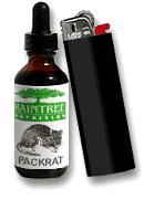 Essence of Packrat and Black Cigarette Lighter