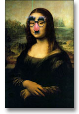 BD's Mona Lisa a la Marx (Knees not included.)
