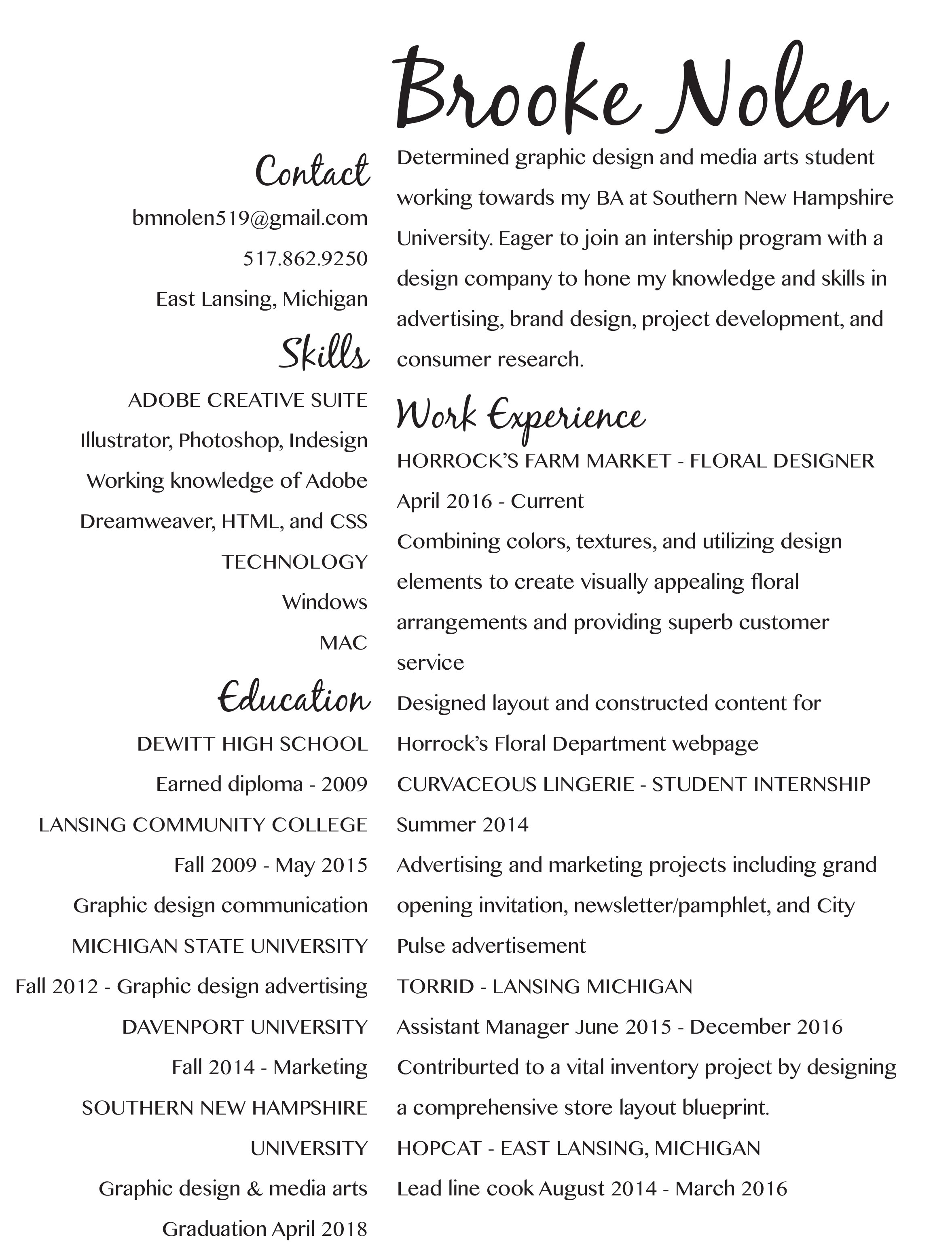 resume