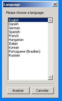 Selector de Lenguajes de Aegisub
