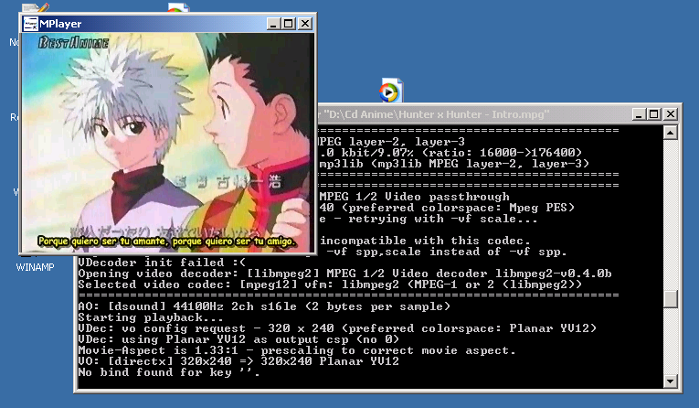 Mplayer con Video