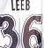 Pre Season worn jersey #36 - back