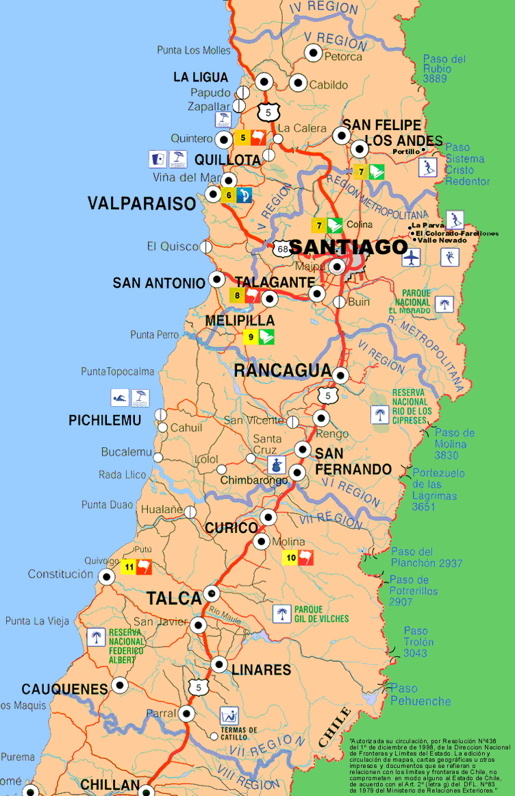 Mapa De Concepción Chile