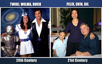 Then and Now, Twiki, Wilma Deering and Buck Rogers