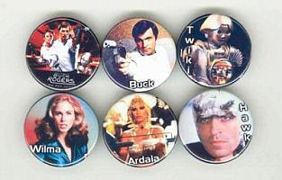 Buck Rogers - Metal Buttons