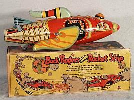 Louis Marx, Vintage Windup Rocket Ship