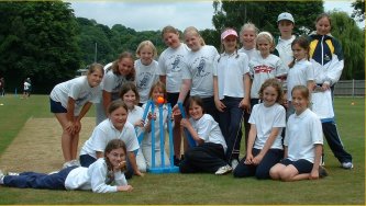 Ley Hill and Chesham Bois Kwik cricket teams at Chesham CC 03'