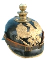 Pickelhaube eines deutschen Feldartilleristen, 1916