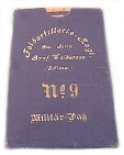 Soldbuch eines deutschen Feldartilleristen, 1916