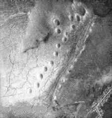 Minentrichter und Stolleneing�nge bei Les Eparges, 1918