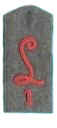 Achselklappe der Feld- und Ausgehuniform der deutschen Luftschiffertruppe, 1916