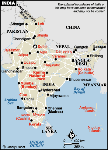 Mappa India