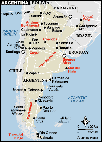Mappa Argentina