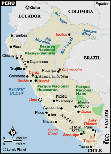 Mappa Peru