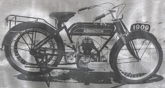 photograph of the club's King Dick Motorcycle - click to view larger image