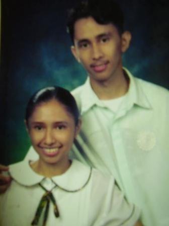 our first studio picture highschool wearing st. jude uniform WOOO NAG EVOLVE NA KMI KITA NYO???