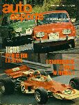 Capa da revista Auto Esporte; Novembro de 1970.