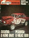 Capa da revista Quatro Rodas no. 108; Julho de 1969.