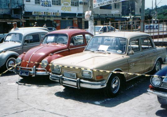 VW 1600, ano 1968, em Exposi��o, S�o Paulo,            Cortesia do VW Clube do Rio de Janeiro
