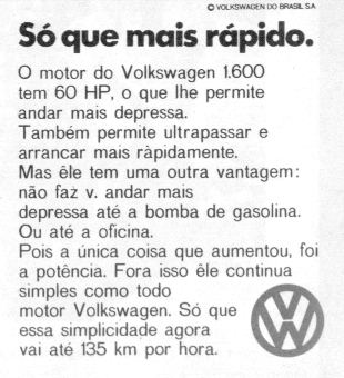 Propaganda I, Cortesia do VW Clube do Rio de Janeiro