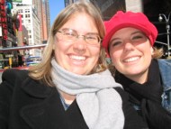 Jess & I on the Double Decker Bus