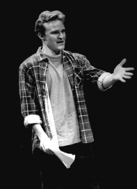 Damon Herriman in performance as `Boy' in `Am I Your Dream?'. Damon also played Monty in the radio play `Hebephrenia'. Damon's gone on to do many great things, including being a finalist in the 1999 `Tropfest' short film awards, and playing a regular spot on ABC TV's `O'Loughlin' show.