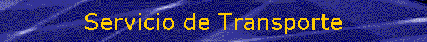 Servicio de Transporte