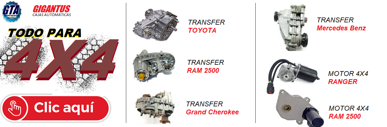 REDUCTORAS 4X4 Y CAJAS DE TRANSFERENCIA